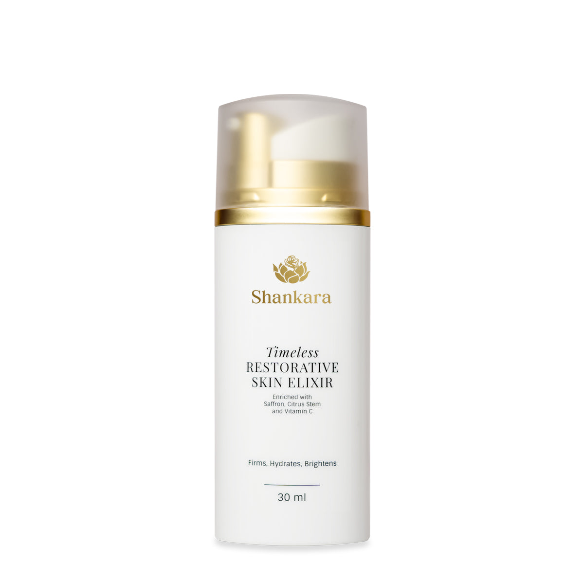 Shankara Timeless Restorative Skin Elixir - 30 ml | 100% Active Formula that Hydrates, Brightens & Firms