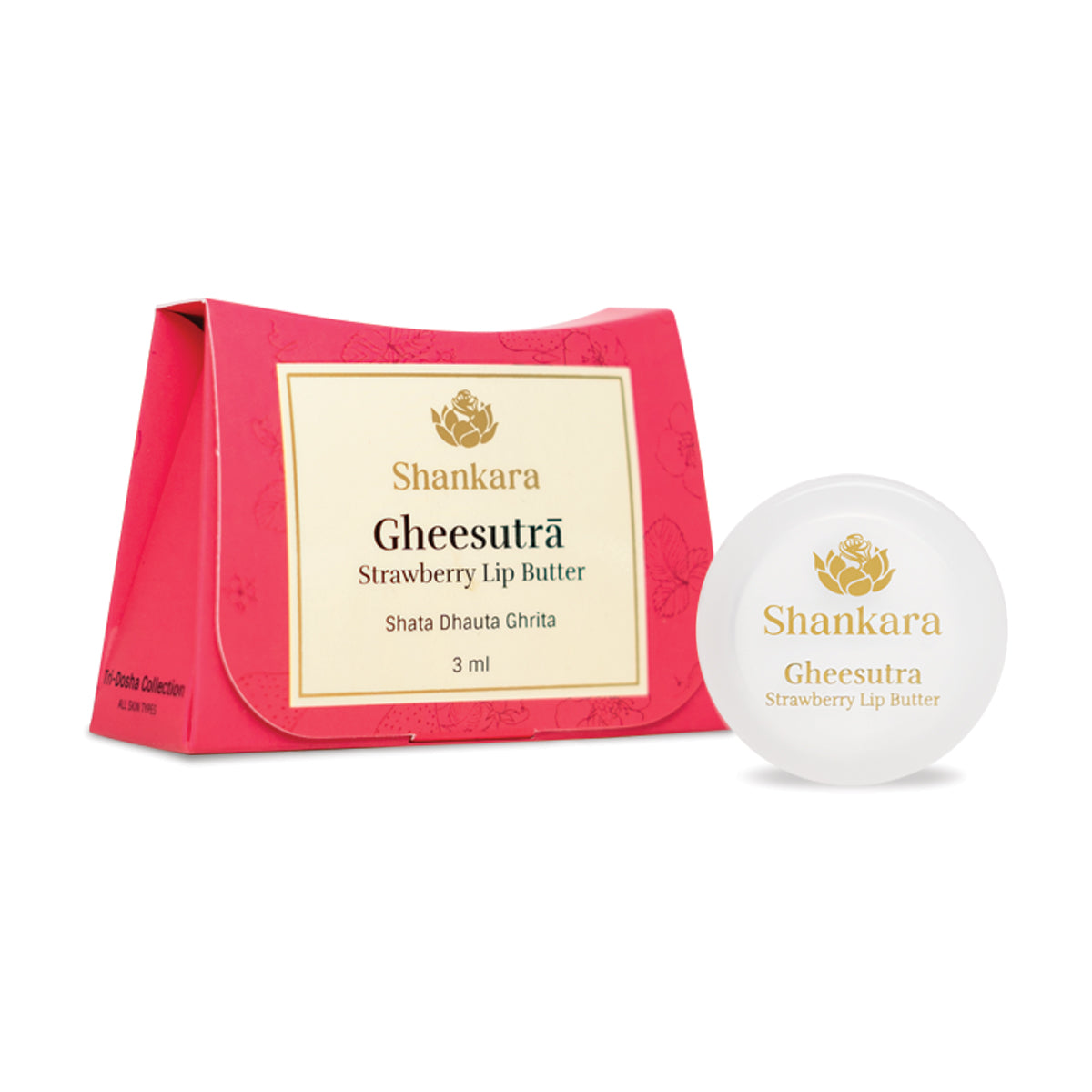 Gheesutrā Strawberry Lip Butter