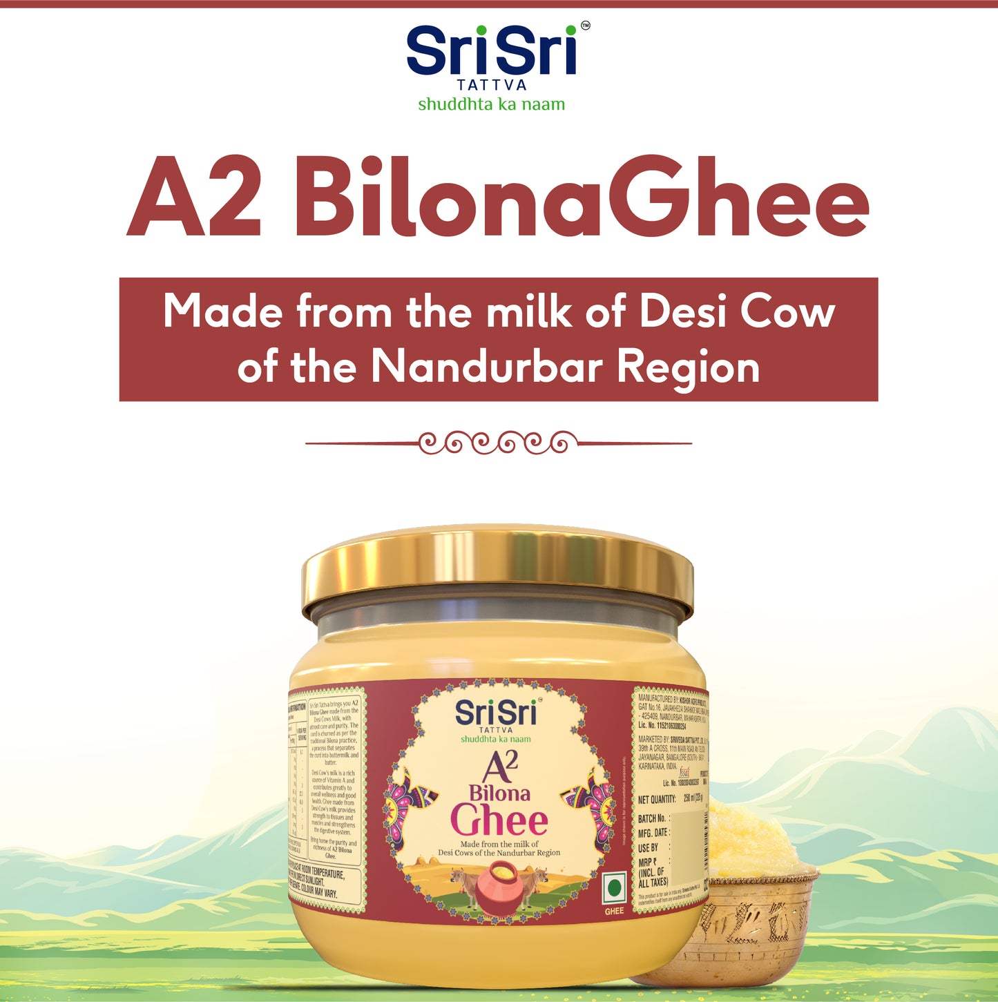 A2 Bilona Ghee 250 ml