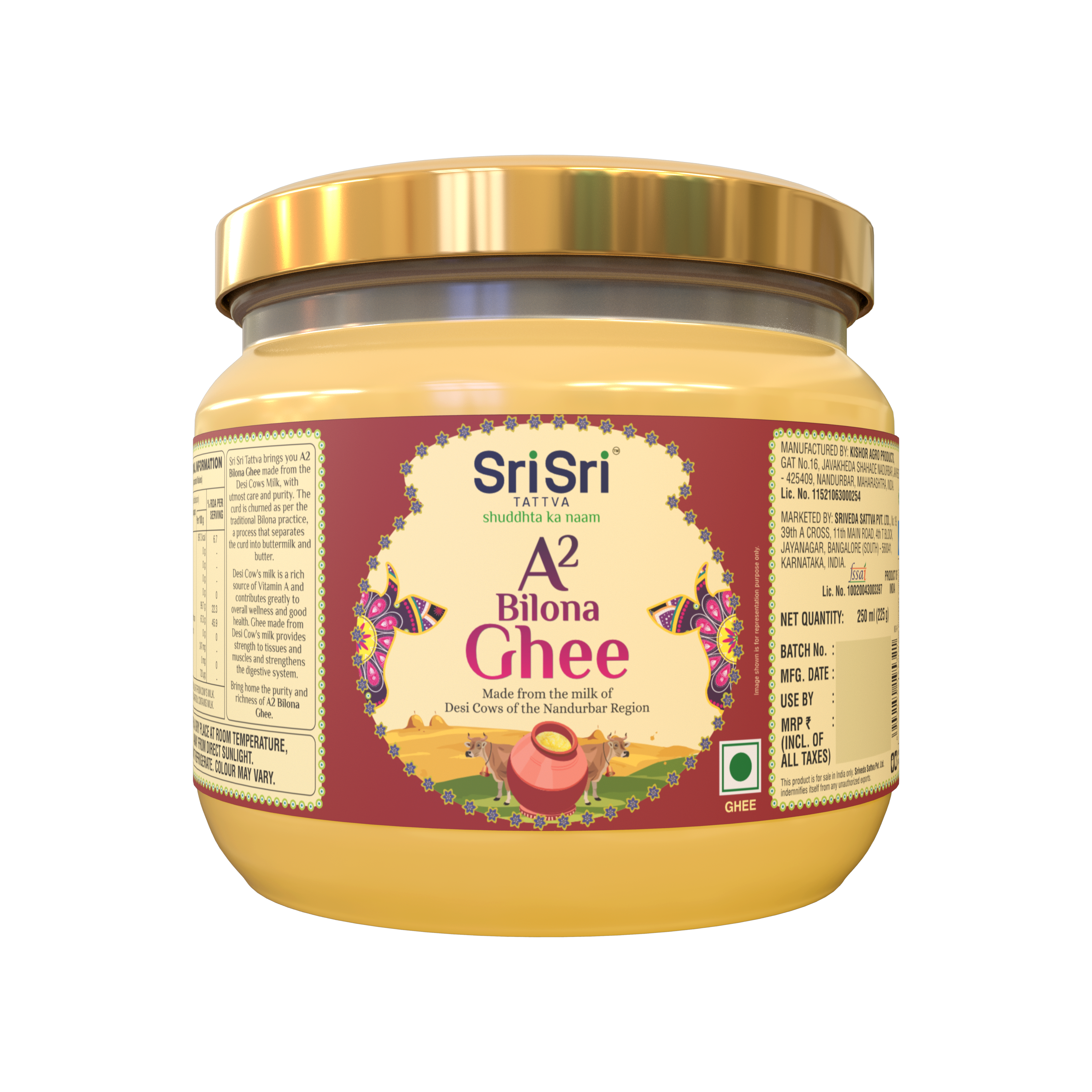 A2 Bilona Ghee 250 ml