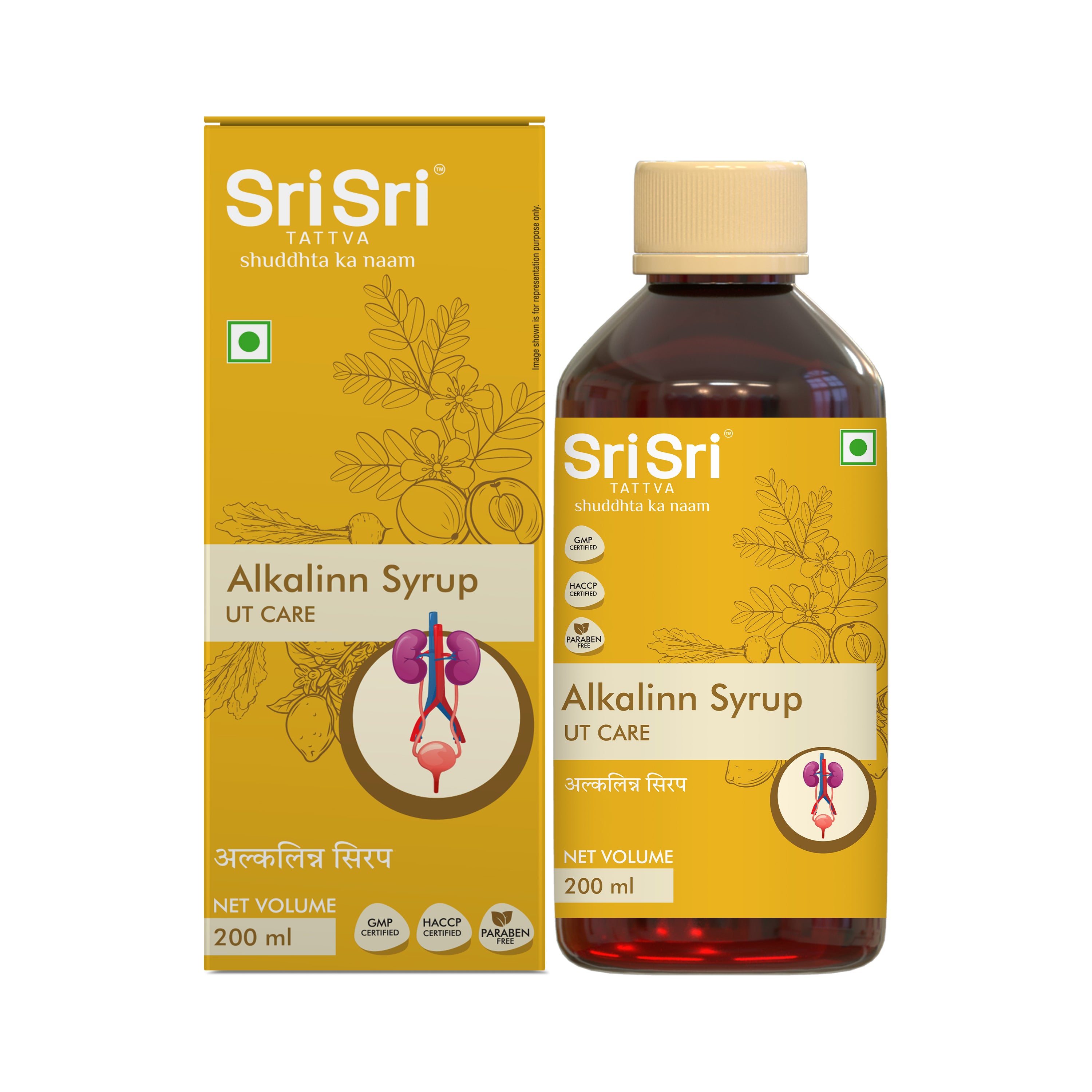 Sri Sri Tattva Alkalinn Syrup Bottle of 200 ML