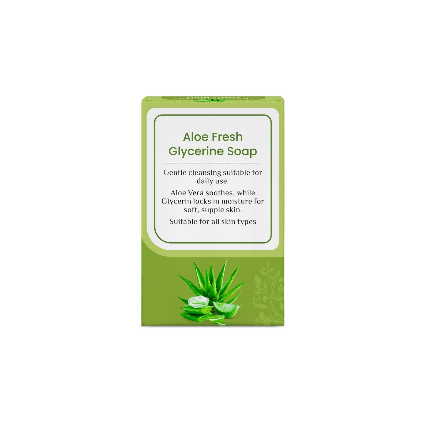 Aloe Fresh Glycerine Soap | For Soothing Skin | 125 g Each | Pack of 4