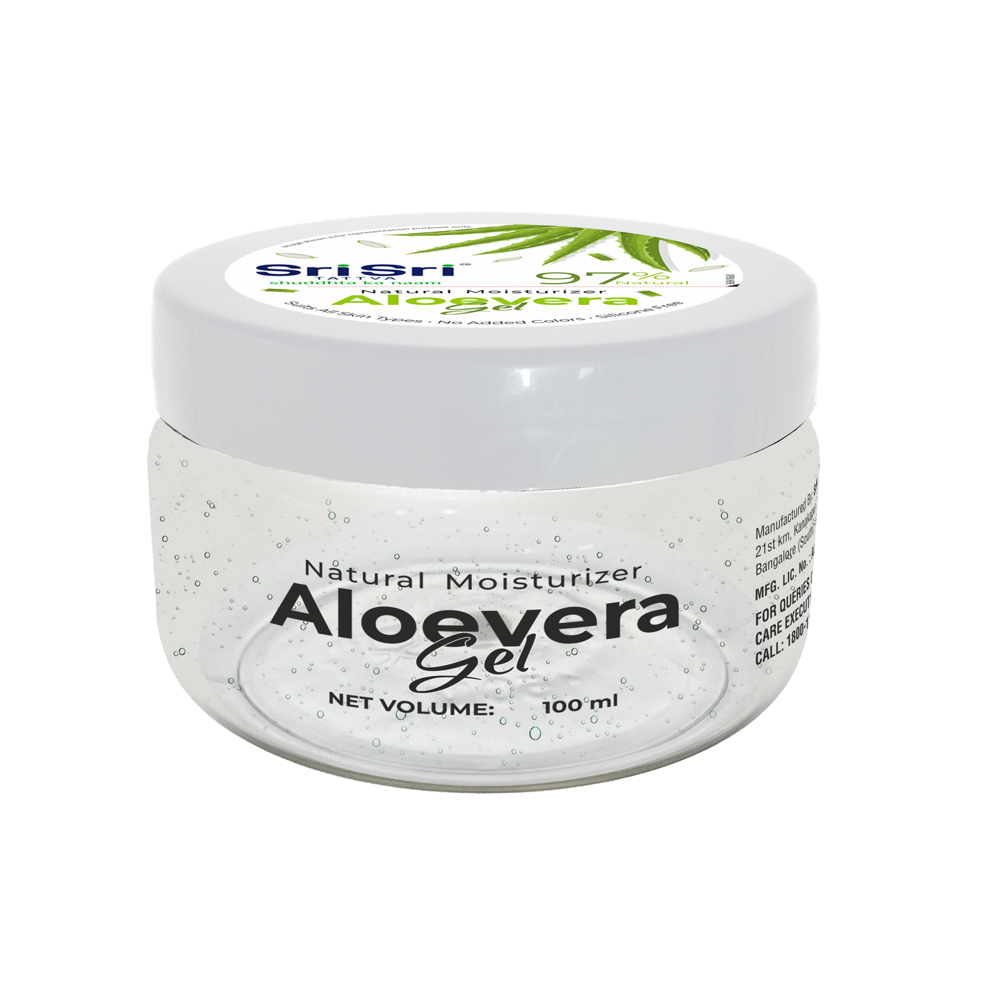 Aloevera Gel | Natural Moisturizer, Suits all Skin Types | 100 ml