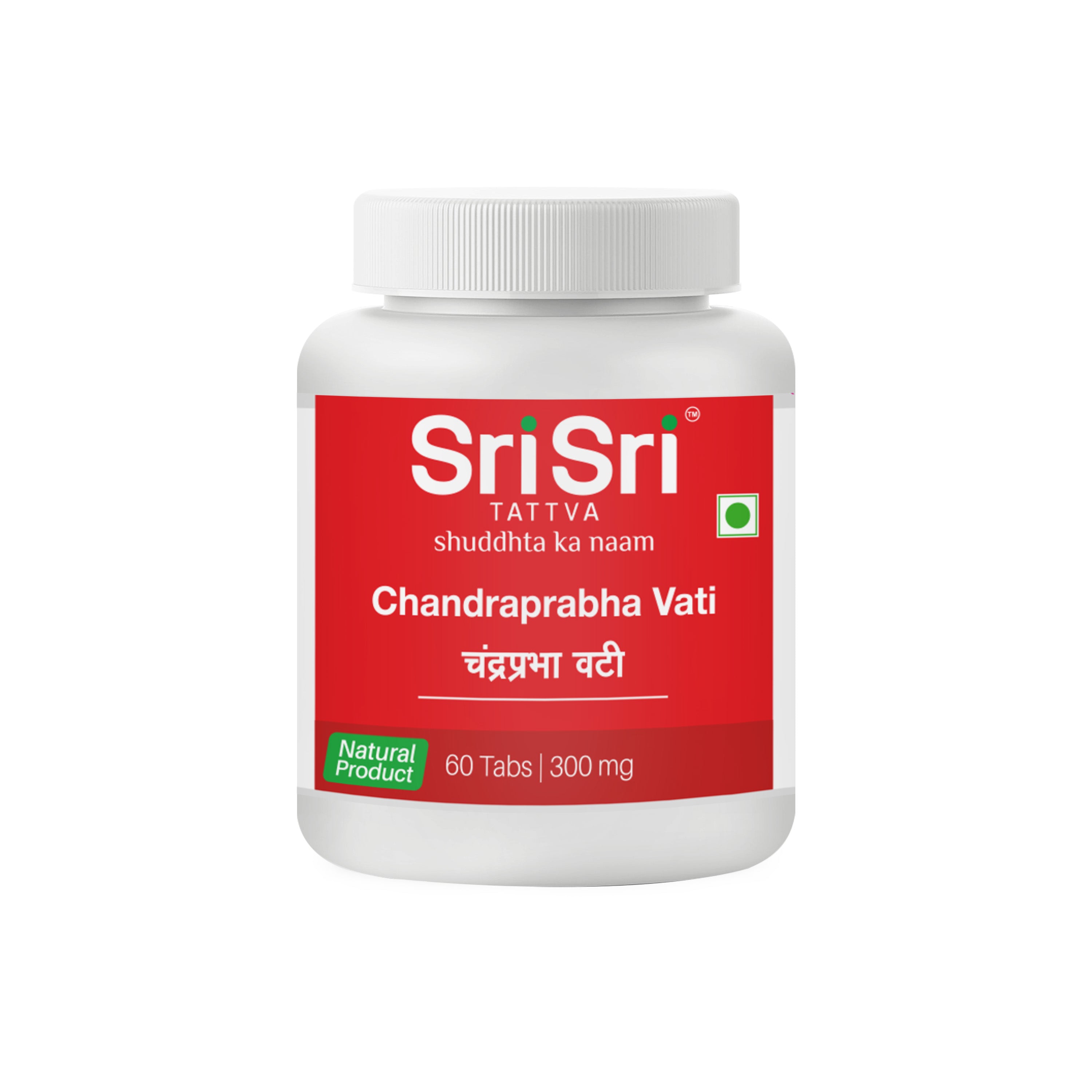 Sri Sri Tattva Chandraprabha Vati 300 mg Bottle of 60 QTY