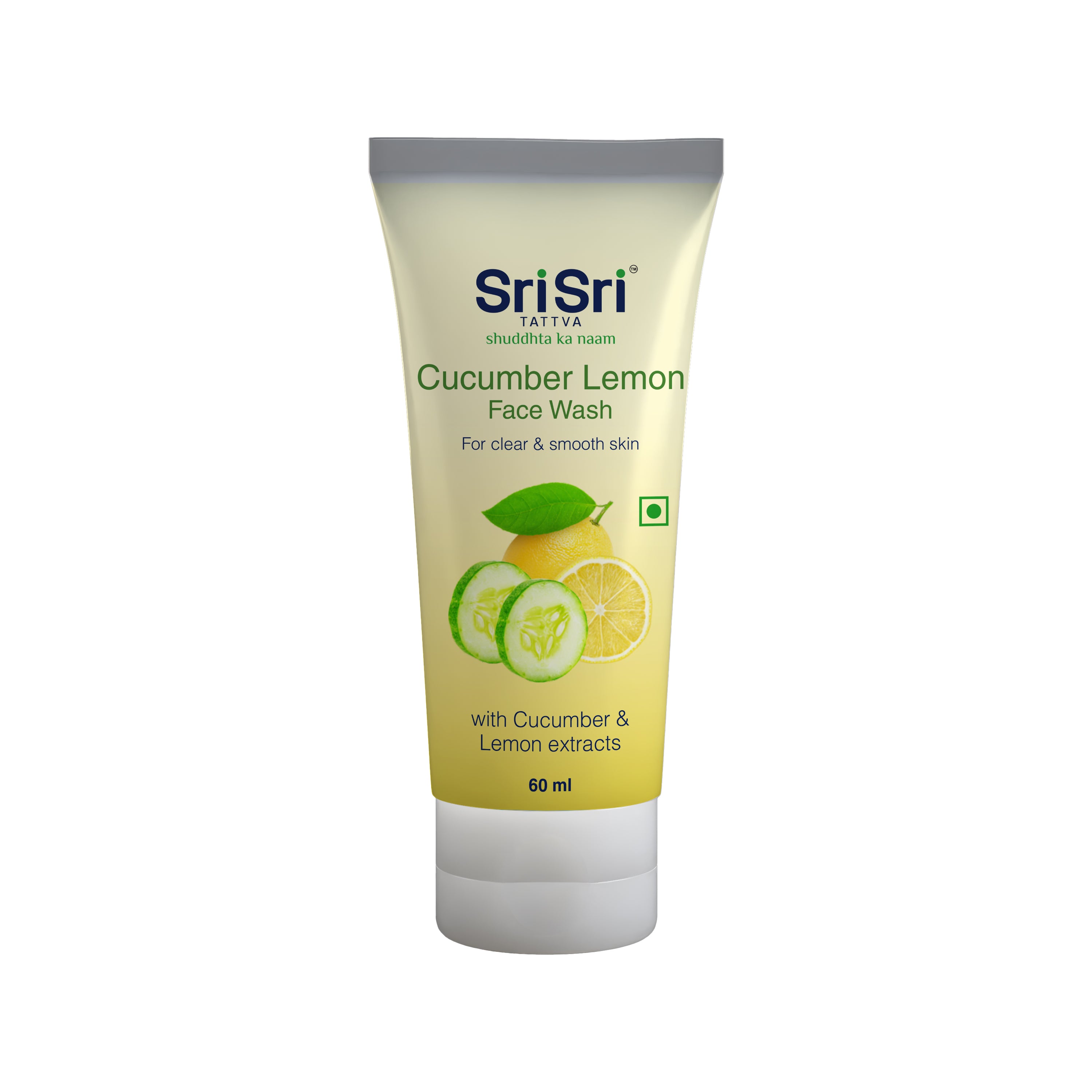 Cucumber & Lemon Face Wash - For Clear & Smooth Skin, 60 ml