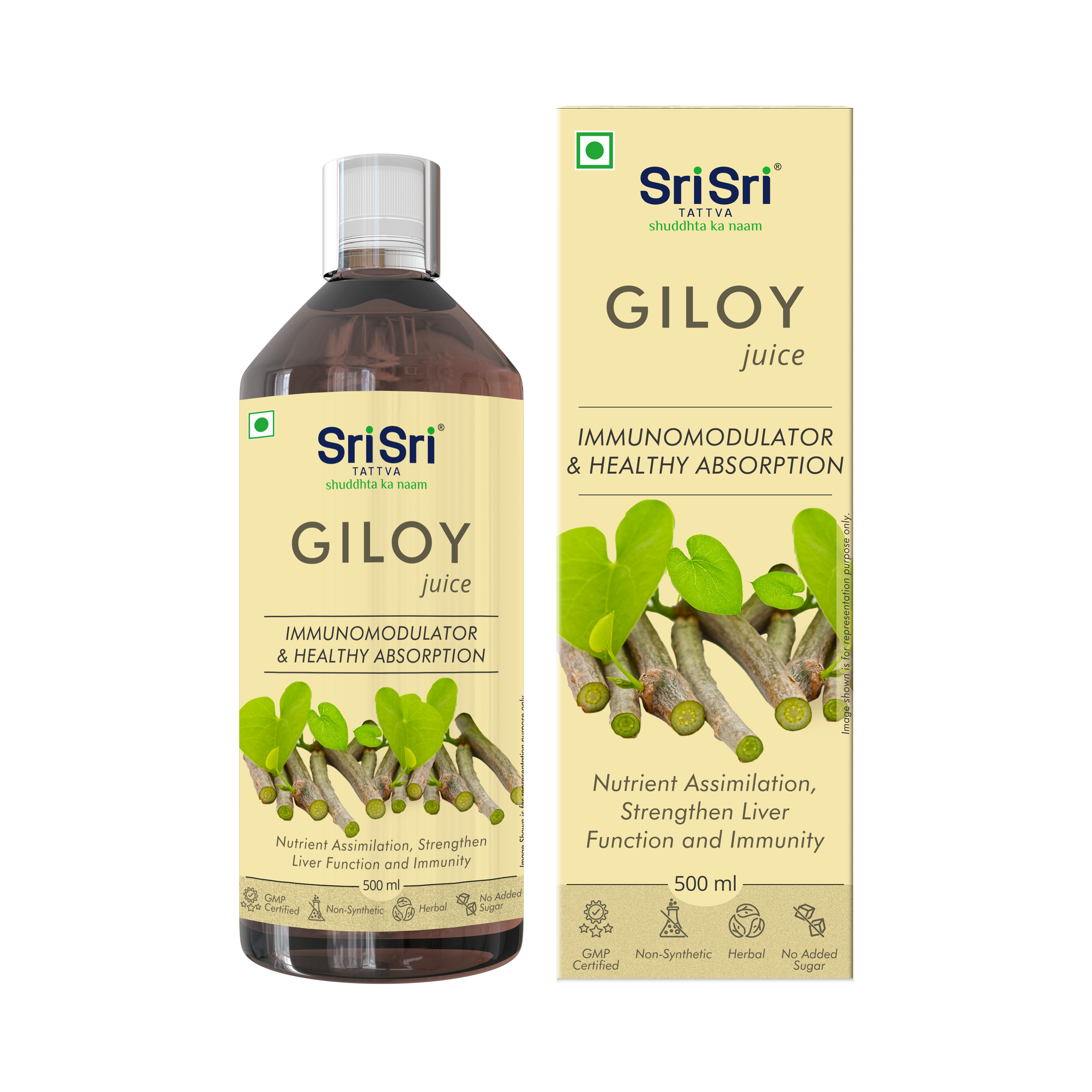 Sri Sri Tattva Giloy Juice Bottle of 1000 ML