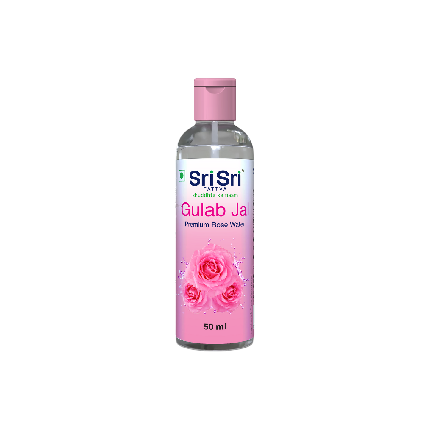 Gulab Jal - Premium Rose Water | Toner Cleanser Moisturizer | Flip Top Bottle | 50 ml