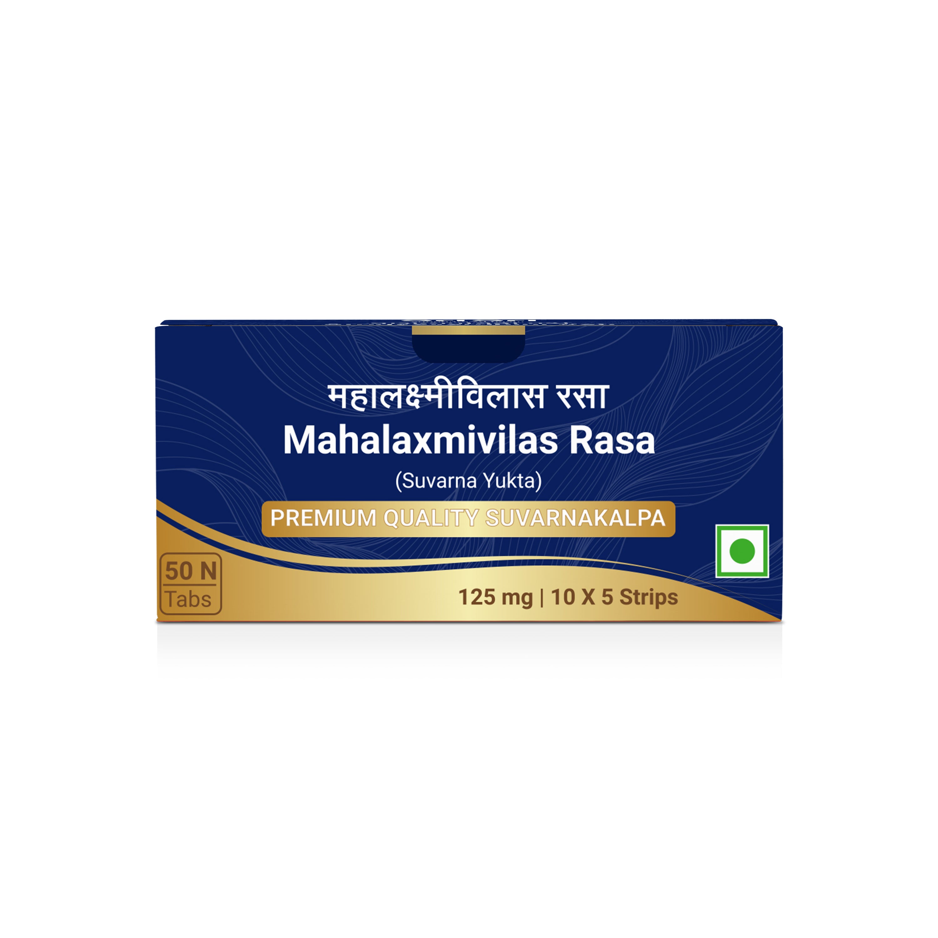 Sri Sri Tattva Mahalaxmivilas Rasa Suvarna Yukta 125MG Bottle of 10 QTY