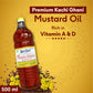 Premium Kachi Ghani Mustard Oil Bottle, 500 ml