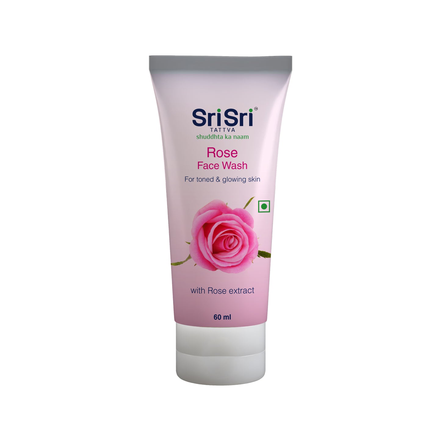 Rose Face Wash - For Toned & Glowing Skin, 60 ml