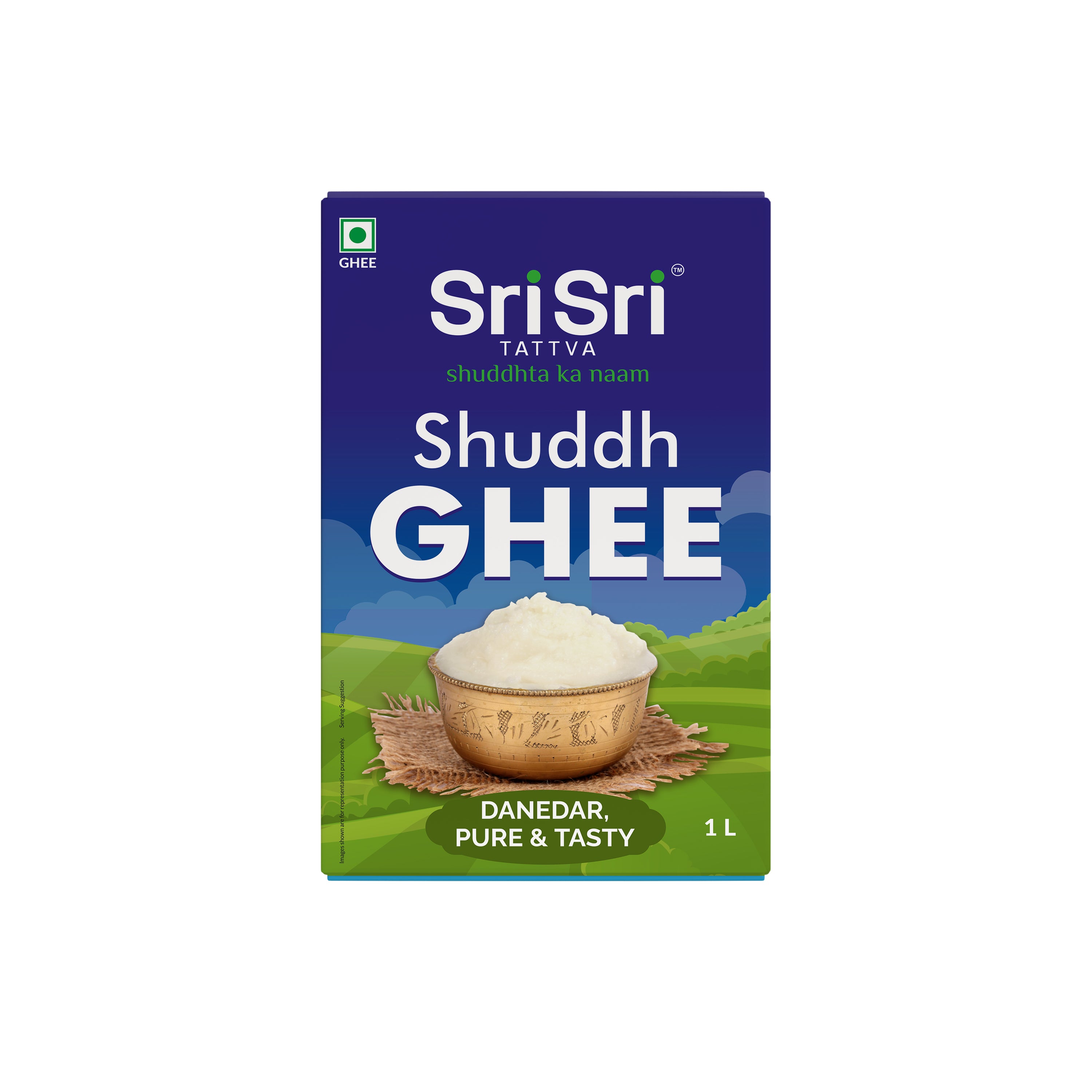 Shuddh Ghee - Danedar, Pure & Tasty, 1 L