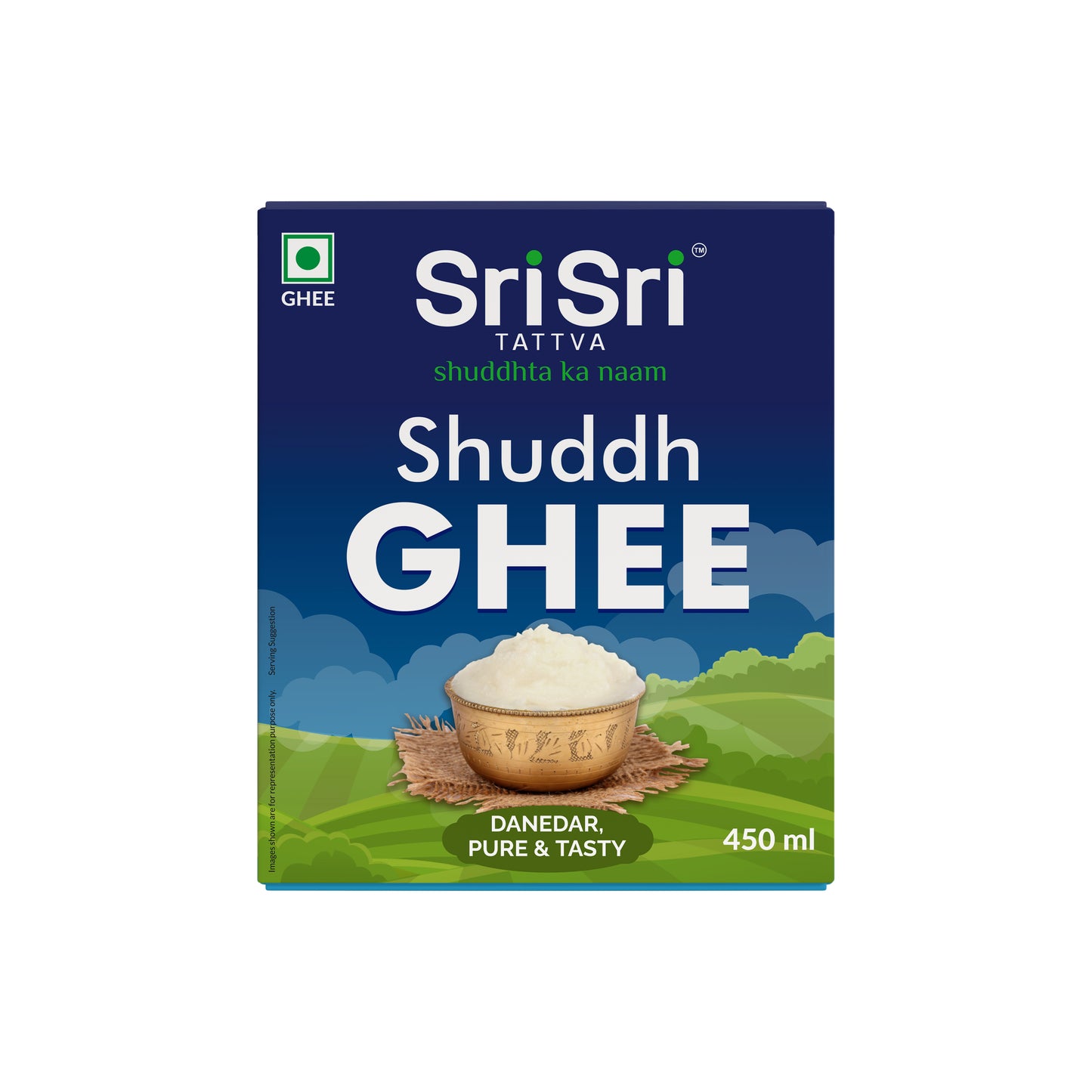 Shuddh Ghee - Danedar, Pure & Tasty, 450 ml