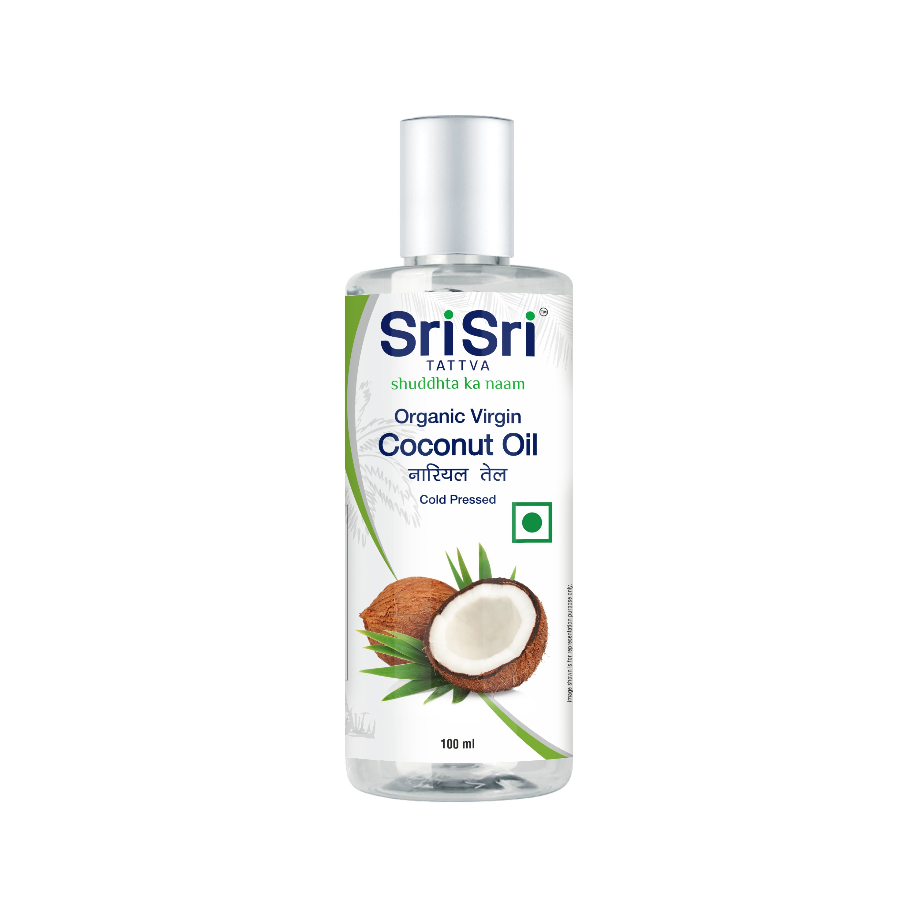 Sri Sri Tattva Organic Virgin Coconut Oil Bottle of 100 ML