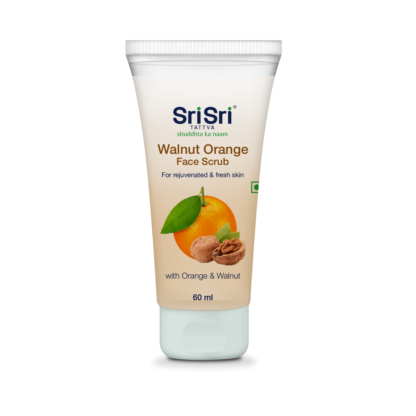 Orange Body Wash - Gentle Freshness, 250 ml with Walnut Orange Face Scrub 60 ml Free