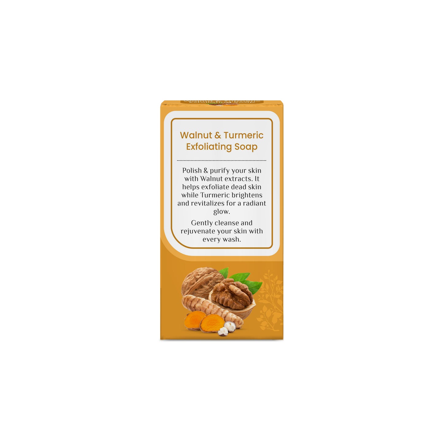 Walnut & Turmeric Exfoliating Soap | For Healthy, Clear Skin | 100 g Each | Pack of 4