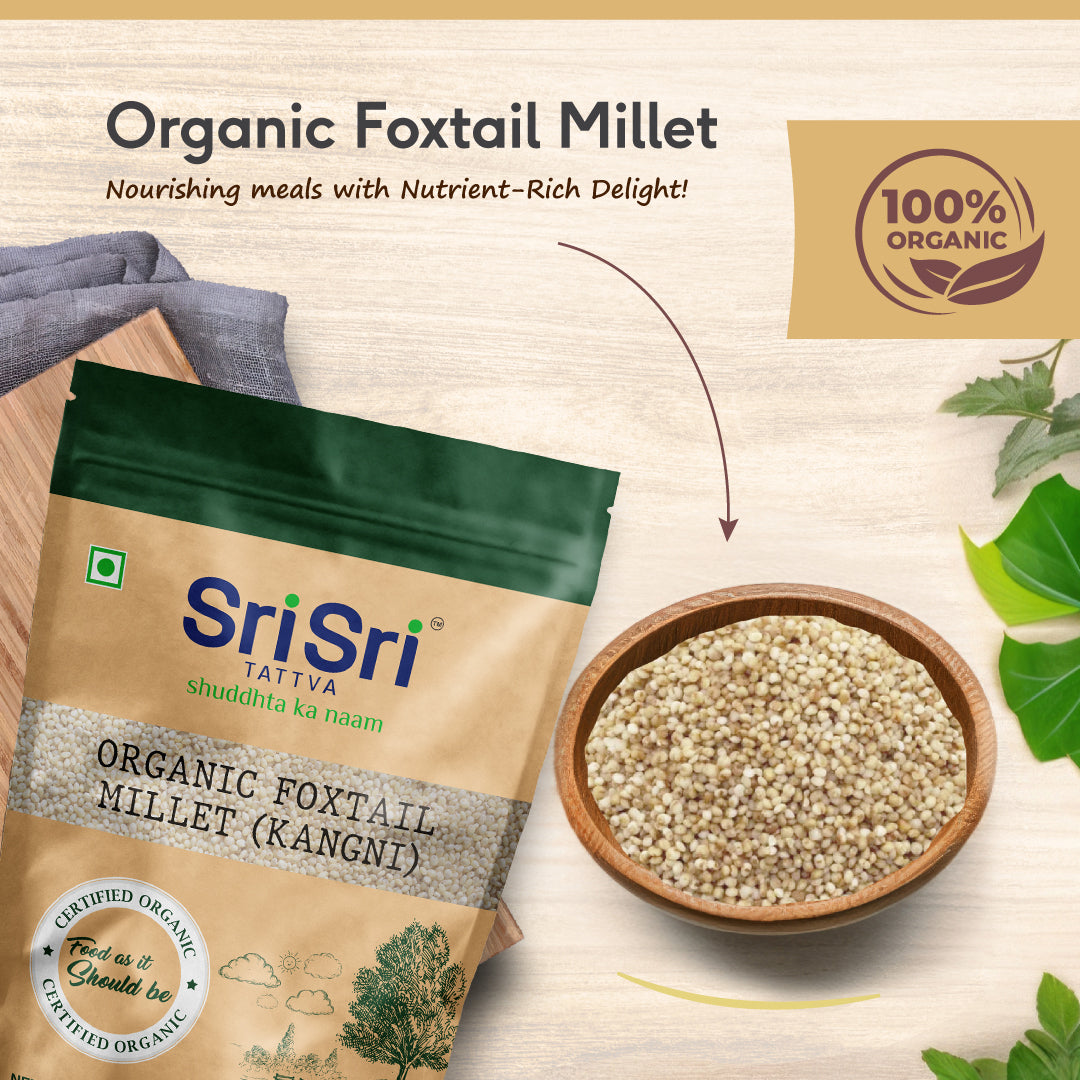 Organic Foxtail Millet (Kangni), 500 g