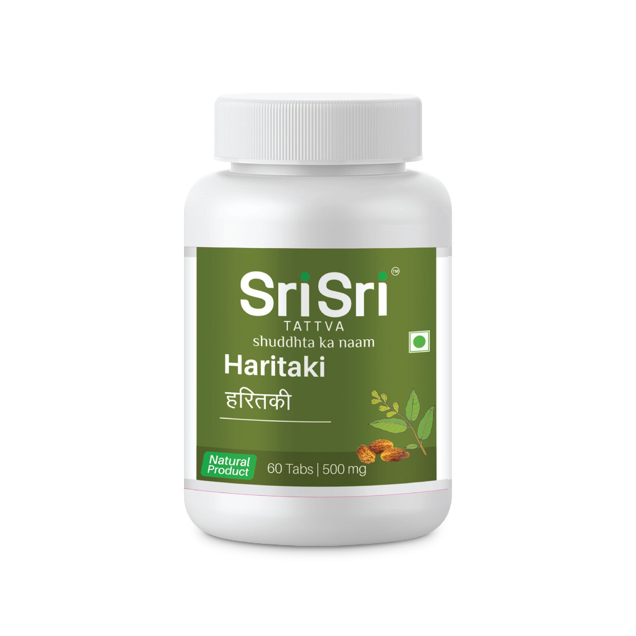 Sri Sri Tattva Haritaki 500 mg Jar of 60 QTY