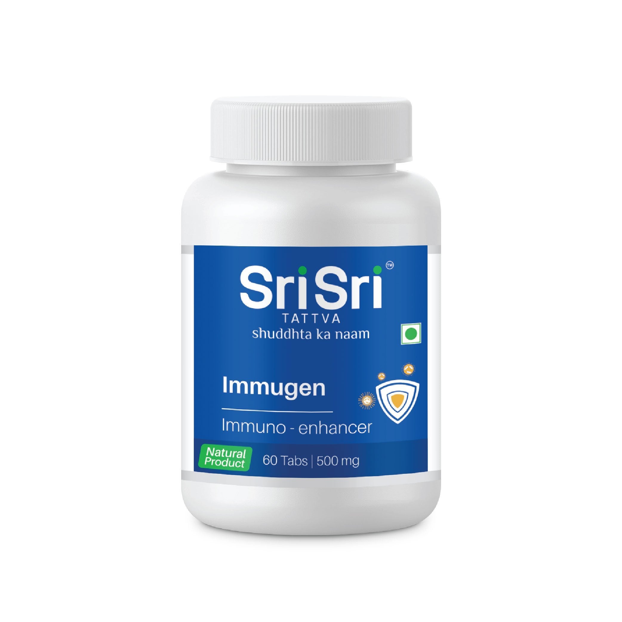 Sri Sri Tattva Immugen Immuno Enhancer 500 mg Jar of 60 QTY