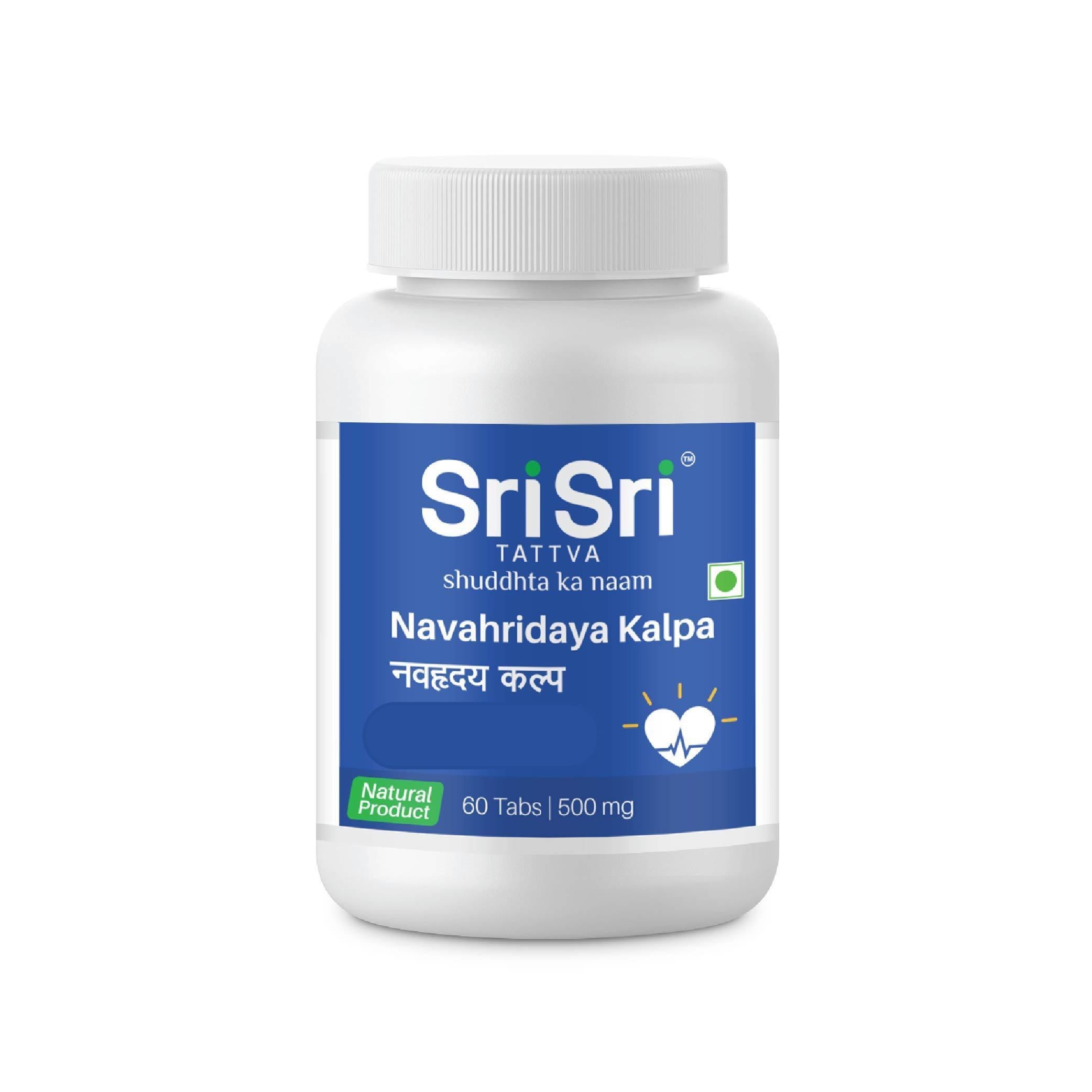 Sri Sri Tattva Navahridaya Kalpa 500 mg Jar of 60 QTY