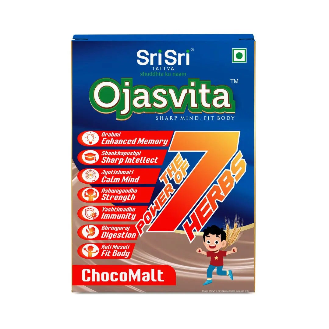 Sri Sri Tattva ChocoMalt Ojasvita jar of 500 GM