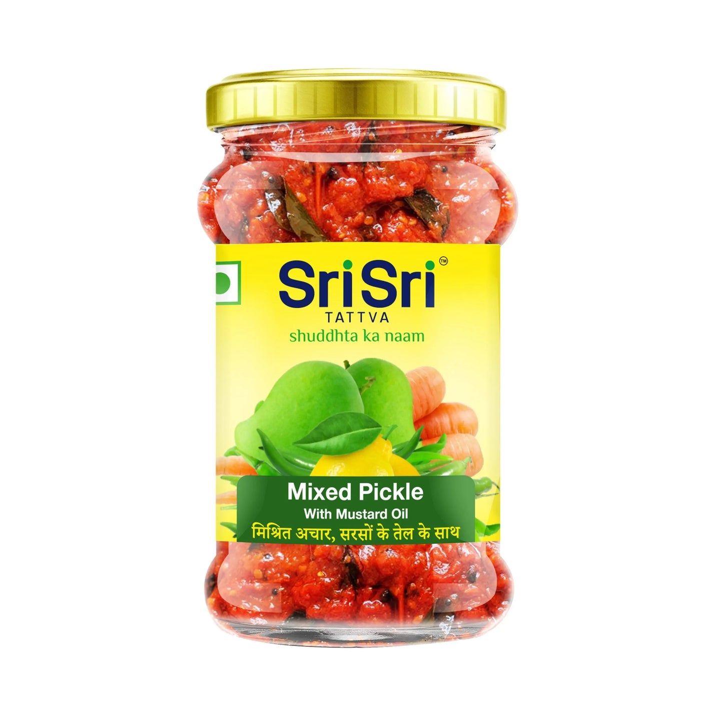 Mixed Pickle - Mustard Oil, 300g - Sri Sri Tattva