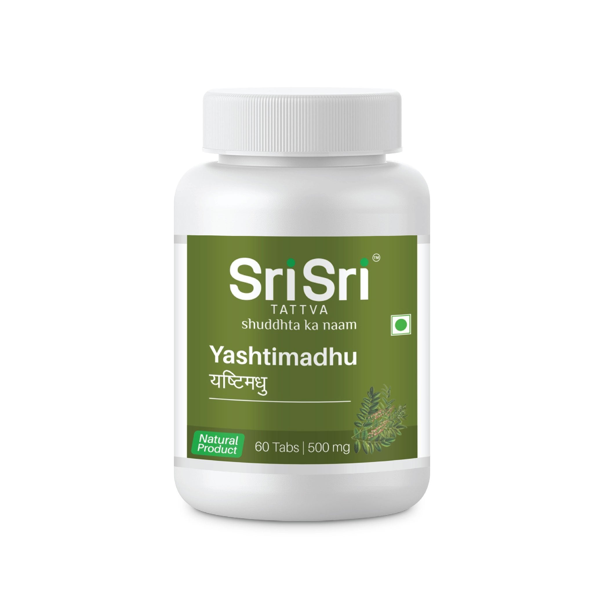 Sri Sri Tattva Yashtimadhu 500 mg Jar of 60 QTY